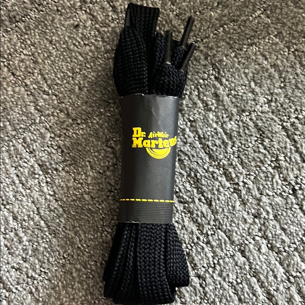 Dr. Martens Black Shoelaces